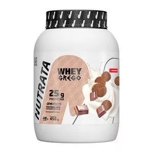 Whey Grego<BR> - Brigadeiro<BR> - 450g<BR> - Nutrata