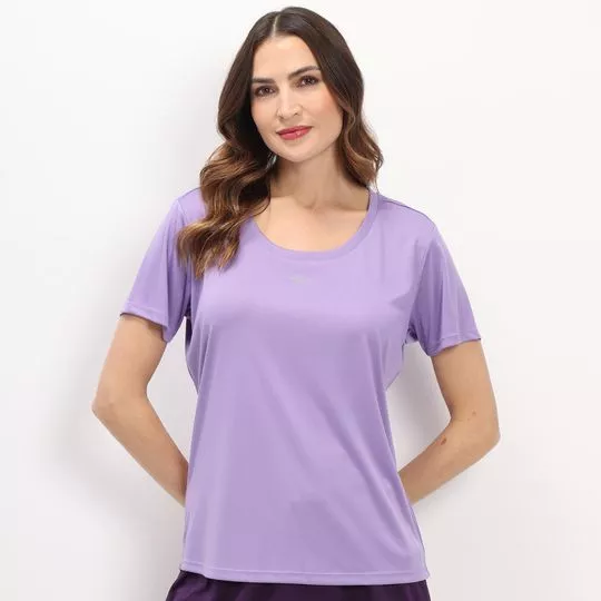 Camiseta Lisa- Roxa- Mizuno