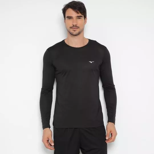 Camiseta Mizuno®- Preta- Mizuno
