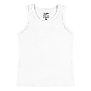 Regata Com Recortes<BR> - Branca<BR> - Elian