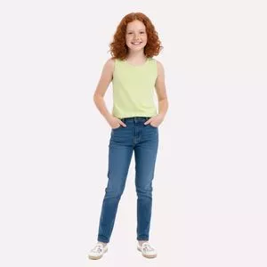 Regata Infantil Reta <BR> - Verde Claro<BR> - Elian