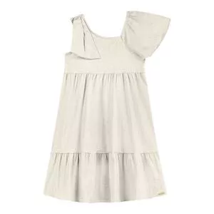Vestido Infantil Liso<BR> - Bege Claro<BR> - Colorittá