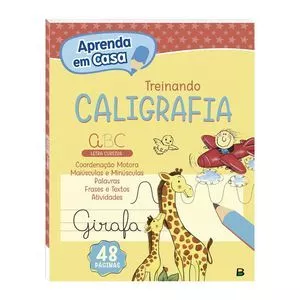 Aprenda Em Casa Treinando: Caligrafia Capa Brochura Laminação Brilho<BR>- Belli Studio<BR>- Todolivro