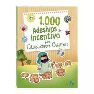 1000 Adesivos De Incentivo Para Educadores Cristãos Brochura<BR>- Todolivro© Ltda.<BR>- Todolivro