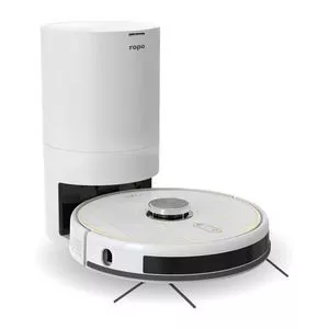 Robô Aspirador Ropo Glass 5 Pro<BR>- Branco<BR>- 10x35x35cm<BR>- 110V<BR>- 3000PA