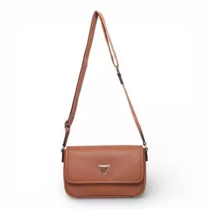 Mini Viviette Crossbody Flap Bolsa Transversal<BR>- Cobre<BR>- Guess