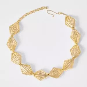 Gargantilha Spazio G<br /> - Dourado<br /> - Grande<br /> - VEHR