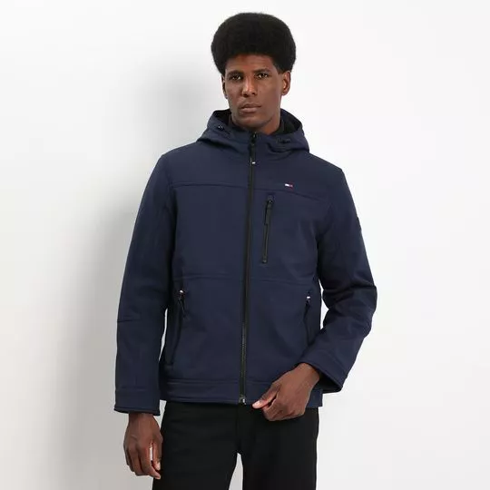 ジャケット・アウター Herlipto Mirage Tippet Ling Coat M blue Jaqueta Com Capuz- Azul Marinho- Tommy Hilfiger - PRIVALIA - O