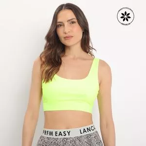 Top Com Alças<BR>- Verde Neon<BR>- LP Easy