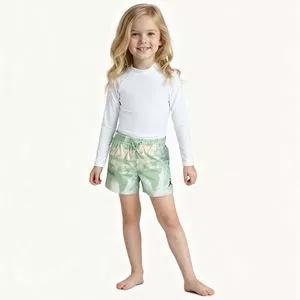 Shorts JDN TPLE TEAM AOP G 8-16A SP25<BR>- Verde Água<BR>-Jordan