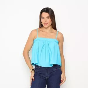 Blusa Ampla<BR>- Azul Claro<BR>-My Favorite Things