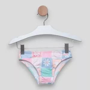Calcinha Boneca Crochê<BR>- Rosa & Azul<BR>-PETIT CHERIE