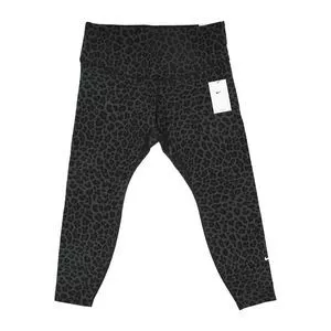Calça Legging One Tight Slim Animal Print<BR>- Preto<BR>- Nike