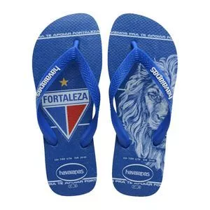 Chinelo Havaianas Fortaleza FC®<BR>- Azul & Vermelho<BR>- Havaianas