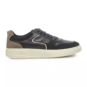 Tênis Com Recortes<BR>- Azul Marinho<BR>- CNS