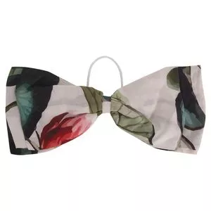 Laço De Cabelo Vitoria Regia<BR>- Off White<BR>- Adriana Degreas