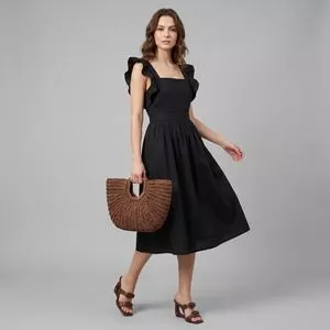 Vestido Curto<br /> - Preto<br /> - Adriana Degreas
