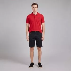 Bermuda Sarja<BR>- Preta<BR>- U.S. Polo Assn