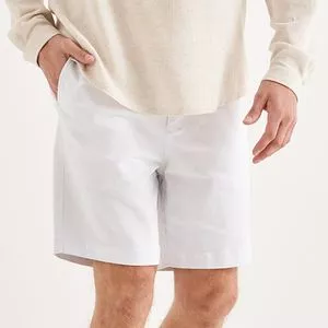 Bermuda Sarja Masculina<BR>- Branco<BR>- U.S. Polo Assn