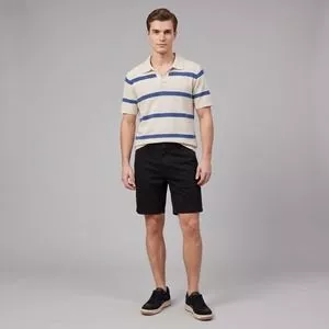 Bermuda Sarja Masculina<BR>- Preta<BR>- U.S. Polo Assn