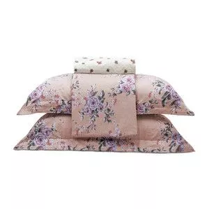 Jogo De Cama Solteiro Algodão Cotton Dreams Condessa<BR>- Rosa<BR>- 160x250cm<BR>- Appel