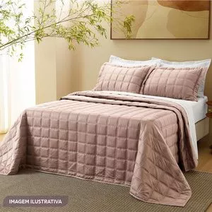 Jogo De Colcha Casal Bambu Golden<BR>- Rosa Claro<BR>- 220x240cm<BR>- Appel