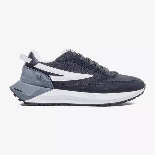 Tênis Racer Energized Masculino Couro - Preto - FILA