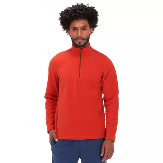 Fleece TKA 100 Glacier- Vermelho Escuro