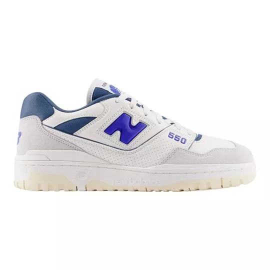 Tênis Em Couro - Bege Claro - New Balance