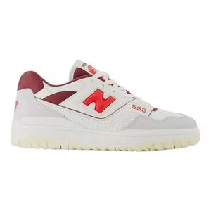 Tênis Em Couro<BR> - Bege Claro<BR> - New Balance