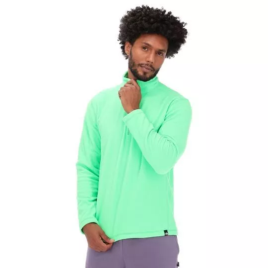 Fleece TKA 100 Glacier- Verde Neon- The North Face