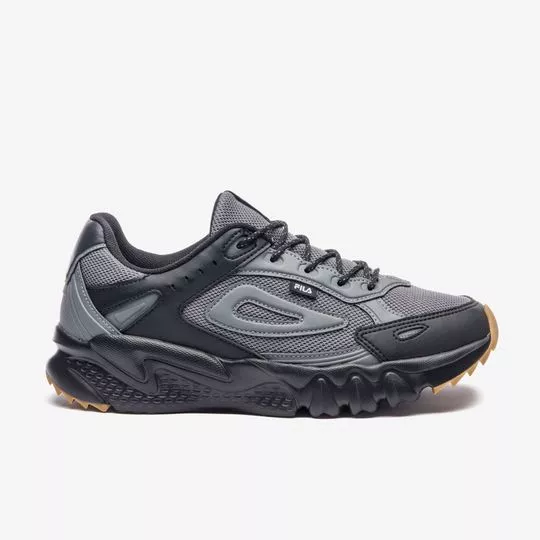 Tênis Fila® Venture Tracer 2 - Preto & Cinza - FILA