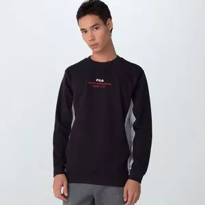 Casaco Fila Sports Italia<BR>- Preto<BR>- FILA