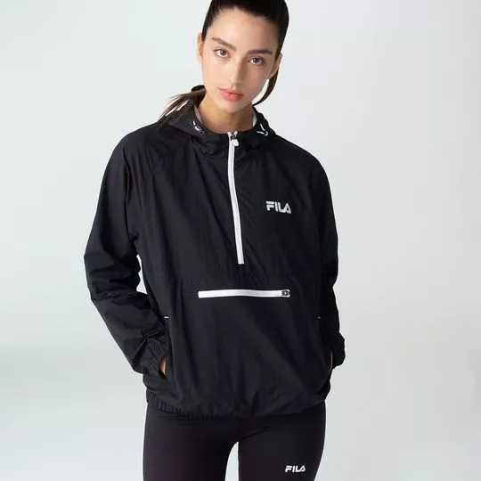 Jaqueta Fila®- Preto- FILA