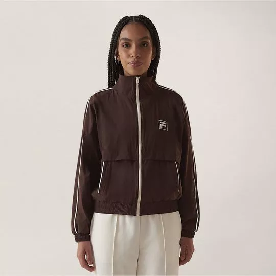 Jaqueta Feminina Union Classic Comfort- Marrom- Fila