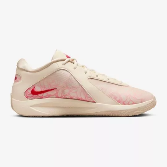 Tênis Zoom Freak 6 Nrg- Off White & Rosa- Nike