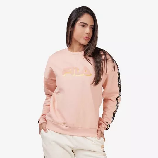 Blusão Fila®- Rosa- Fila