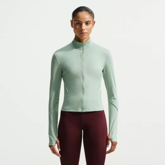 Jaqueta Esportiva Manga Longa Nike- Verde- Nike