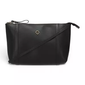 Bolsa Tiracolo Estruturada Capodarte<br /> - Preto<br /> - Capodarte