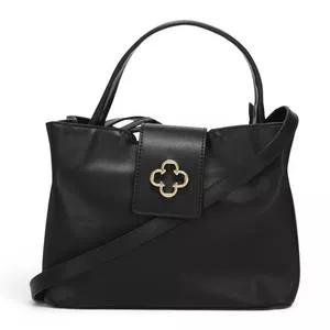 Bolsa Transversal<br /> - Sintetico <br /> - Preto<br /> - Capodarte