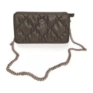 Bolsa De Ombro Estruturada<BR> - Chumbo<BR> - Capodarte