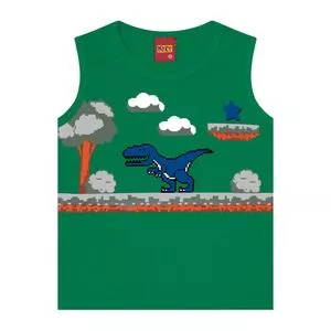Regata Dinossauro<BR> - Verde<BR> - Kyly