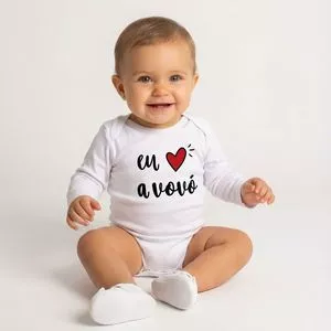 Body Vovó<BR> - Branco<BR> - Kyly