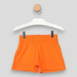 Short Reta Liso<BR> - Laranja Escuro<BR> - Kyly