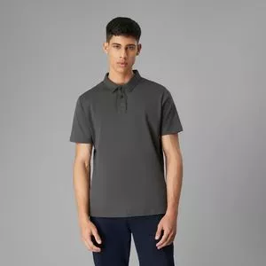 Polo Regular<BR>- Cinza Escuro<BR>- Oriba