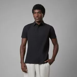 Polo Regular<BR>- Preta<BR>- Oriba
