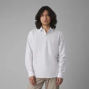 Bata Manga Longa Regular<BR>- Branca<BR>- Oriba