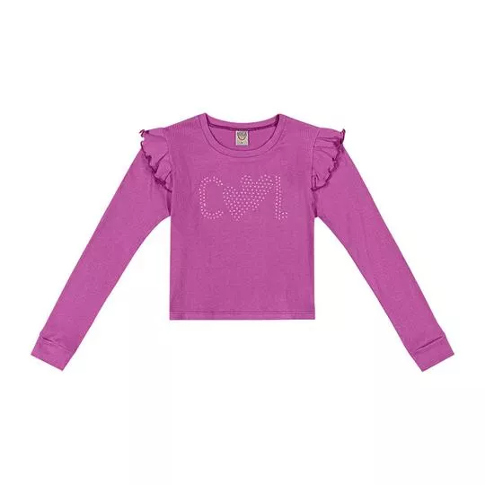 Blusa Cool- Lilás- Boca Grande