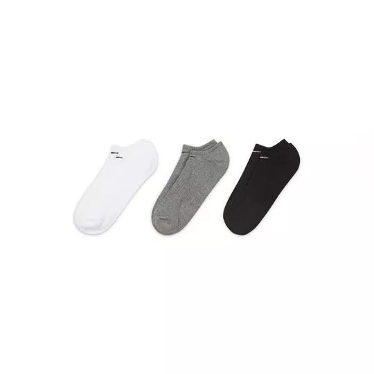 Kit De Pares De Meias Nike®- 3 Pares- Nike